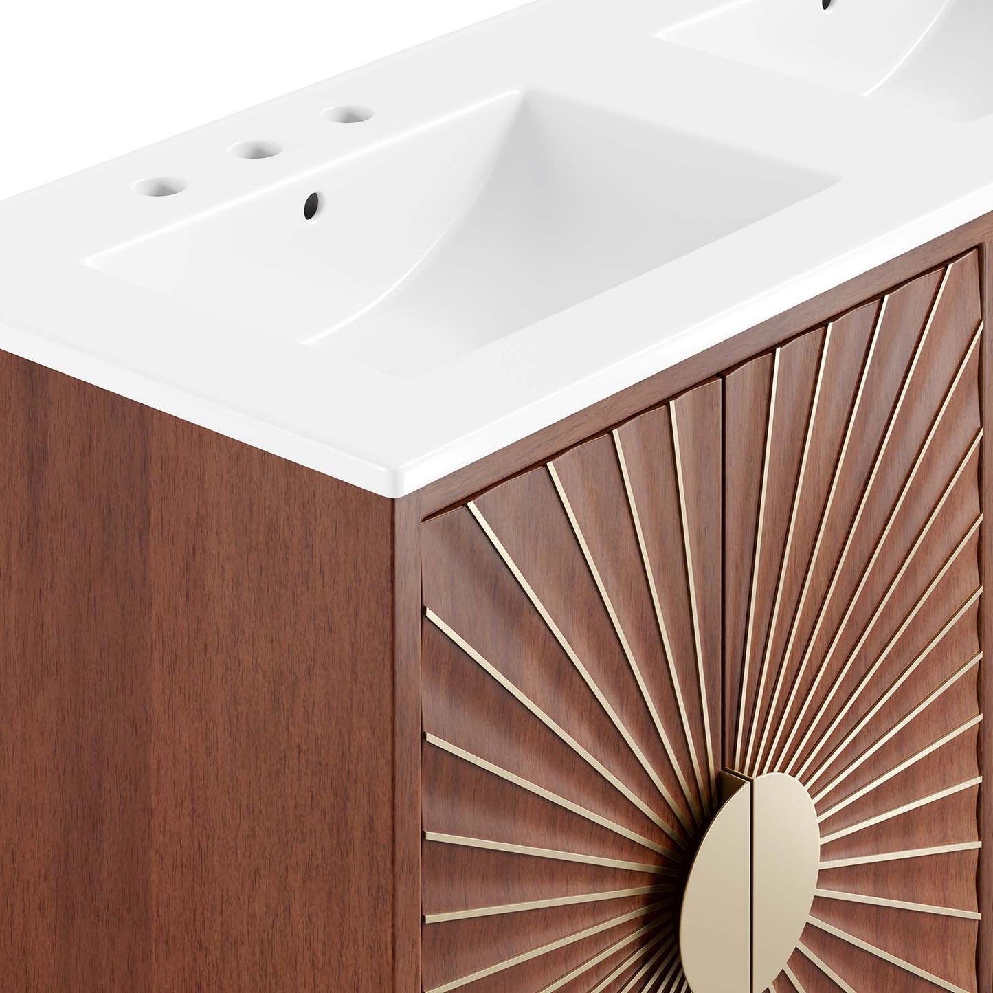 Daylight 48" Double Sink Bathroom Vanity By Modway - EEI-6306 | Bathroom Accessories | Modishstore - 11