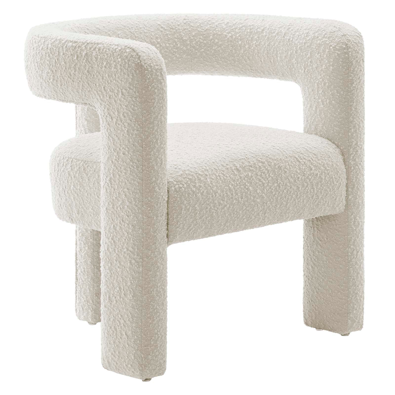 Kayla Boucle Upholstered Armchair By Modway - EEI-6479 | Armchairs | Modishstore - 10