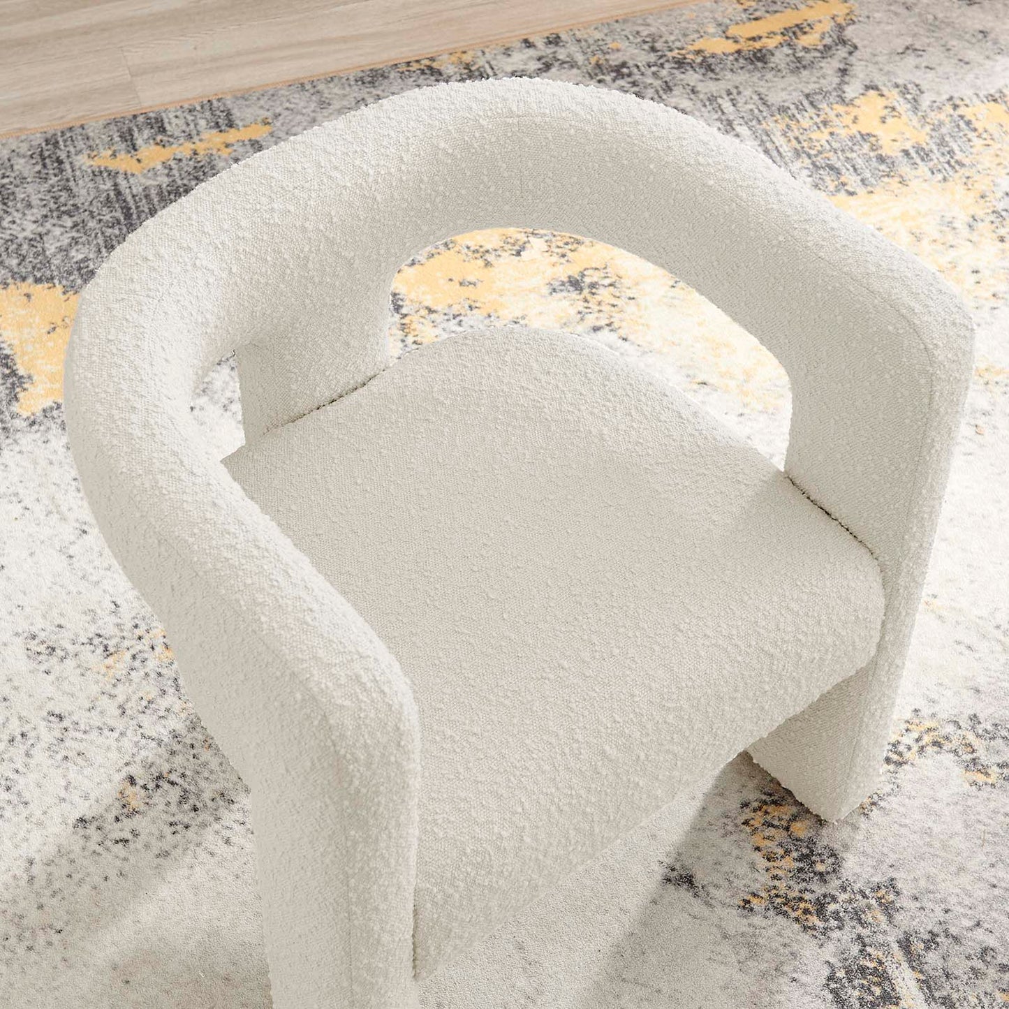 Kayla Boucle Upholstered Armchair By Modway - EEI-6479 | Armchairs | Modishstore - 9