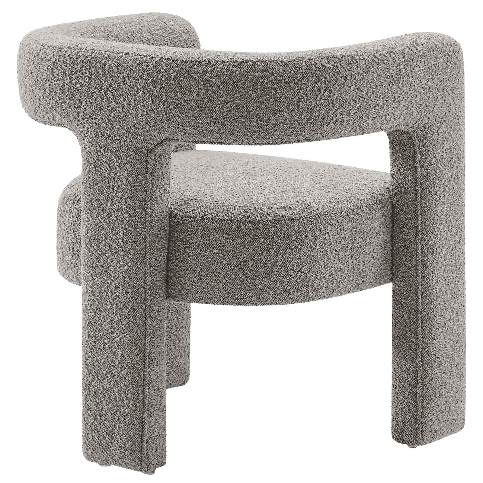 Kayla Boucle Upholstered Armchair By Modway - EEI-6479 | Armchairs | Modishstore - 20