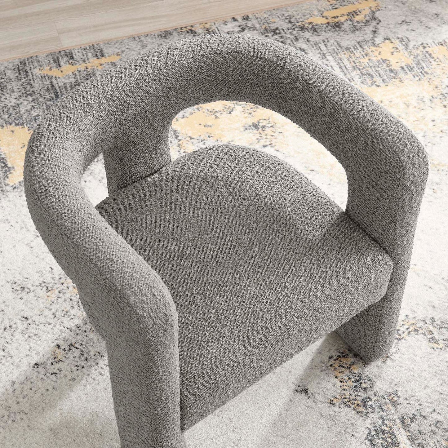 Kayla Boucle Upholstered Armchair By Modway - EEI-6479 | Armchairs | Modishstore - 17