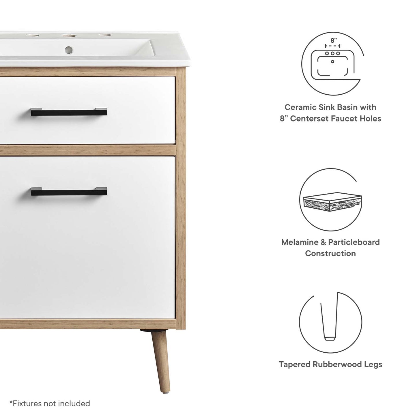 Maverick 24" Bathroom Vanity By Modway - EEI-6498 | Bathroom Accessories | Modishstore - 10