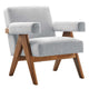 Lyra Fabric Armchair By Modway - EEI-6503 | Armchairs | Modway - 25