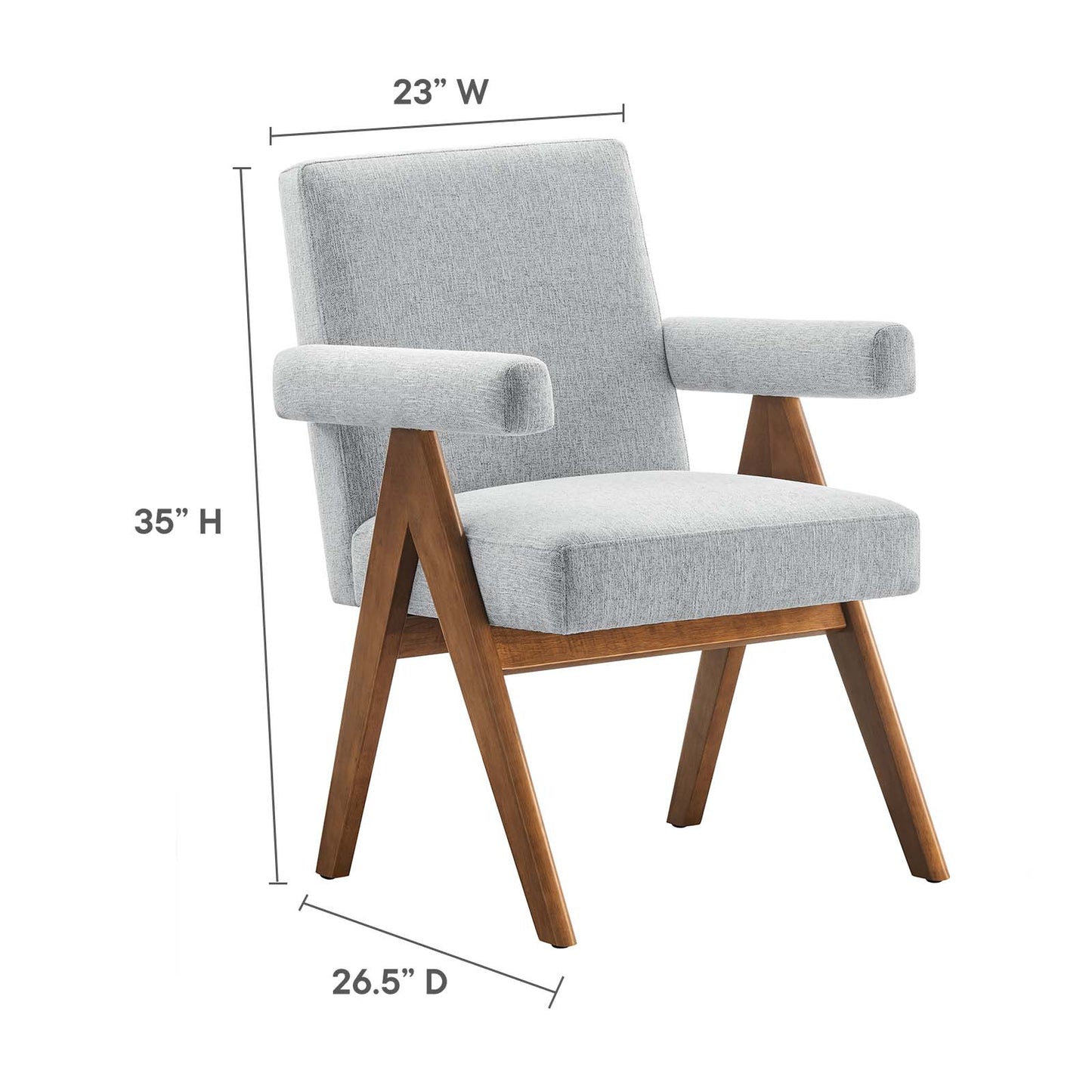 Lyra Fabric Dining Room Chair - Set of 2 By Modway - EEI-6507 | Dining Chairs | Modishstore - 36