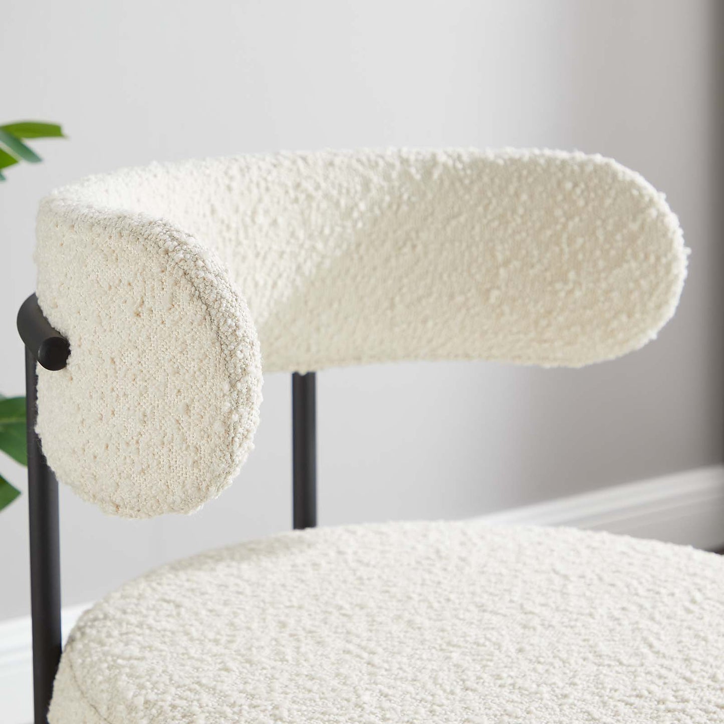 Albie Boucle Fabric Dining Chairs - Set of 2 By Modway - EEI-6516 | Dining Chairs | Modishstore - 16