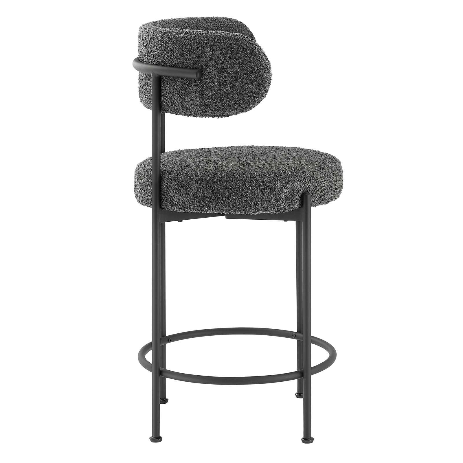 Albie Boucle Fabric Counter Stools - Set of 2 By Modway - EEI-6518 | Counter Stools | Modway - 2