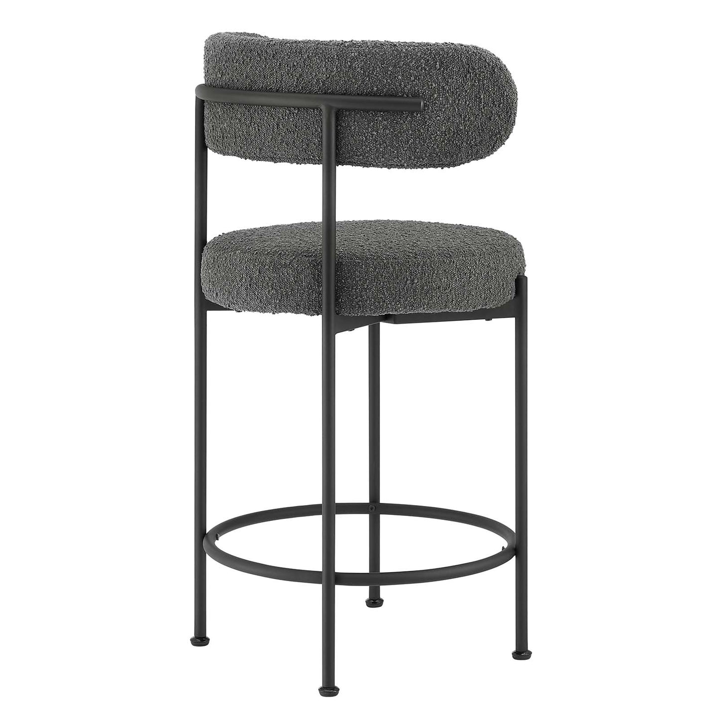 Albie Boucle Fabric Counter Stools - Set of 2 By Modway - EEI-6518 | Counter Stools | Modway - 3
