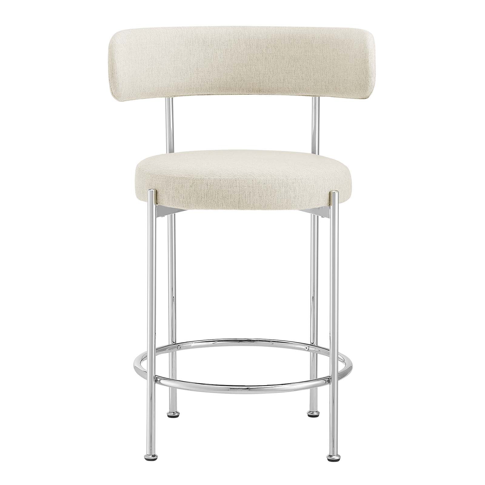 Albie Fabric Counter Stools - Set of 2 By Modway - EEI-6519 | Counter Stools | Modway - 4