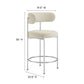 Albie Fabric Counter Stools - Set of 2 By Modway - EEI-6519 | Counter Stools | Modway - 7