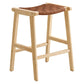 Saoirse Faux Leather Wood Counter Stool - Set of 2 By Modway - EEI-6547 | Counter Stools | Modway - 3