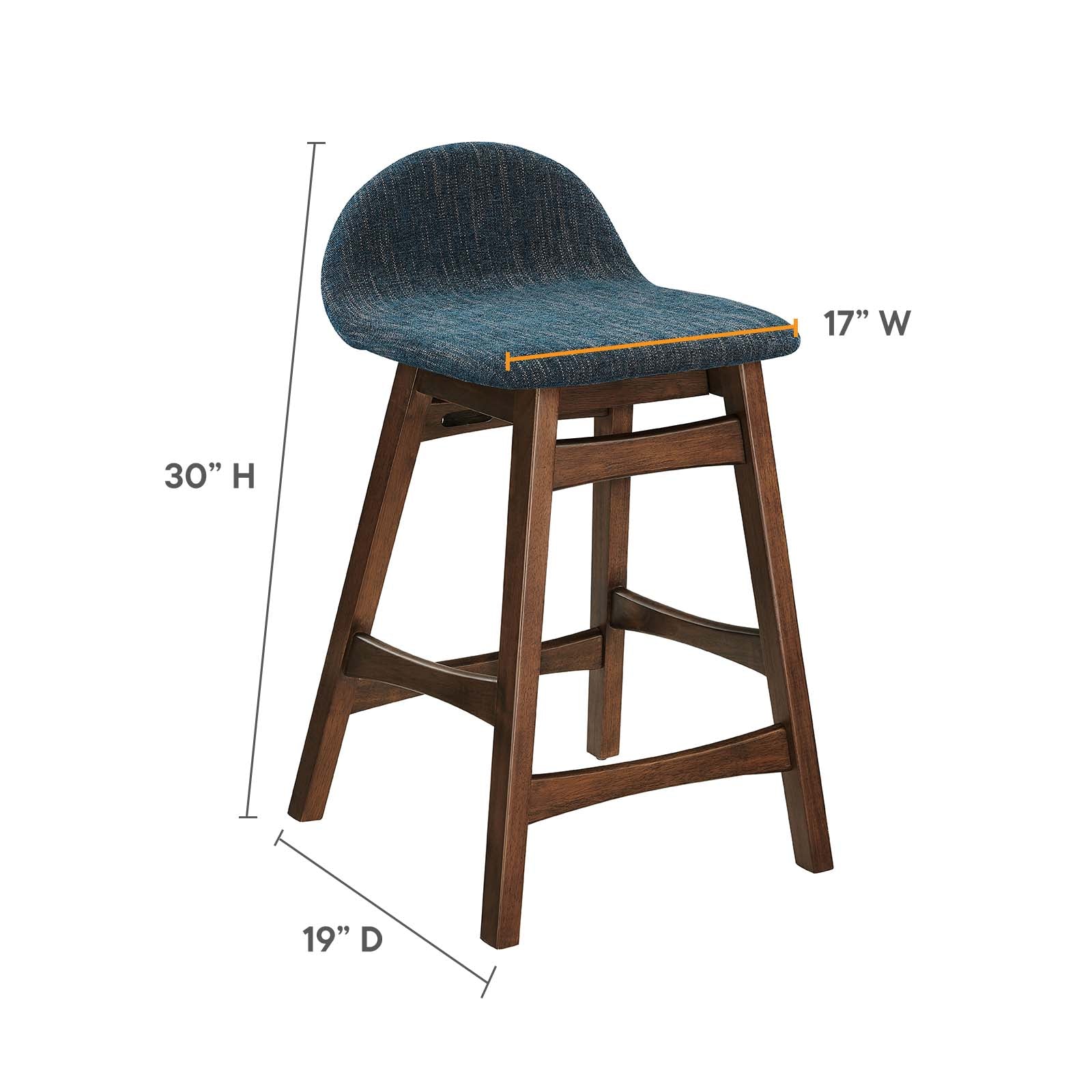 Juno Wood Counter Stool - Set of 2 By Modway - EEI-6555 | Counter Stools | Modway - 8