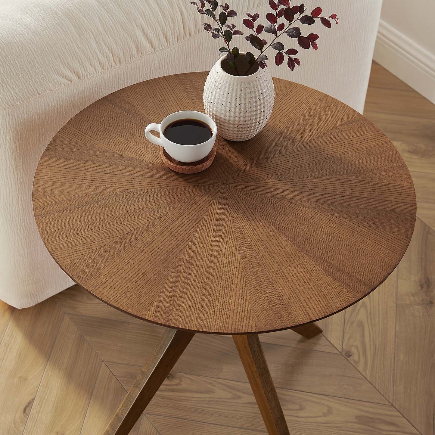 Crossroads 24” Round Wood Side Table By Modway - EEI-6558 | Side Tables | Modishstore - 16