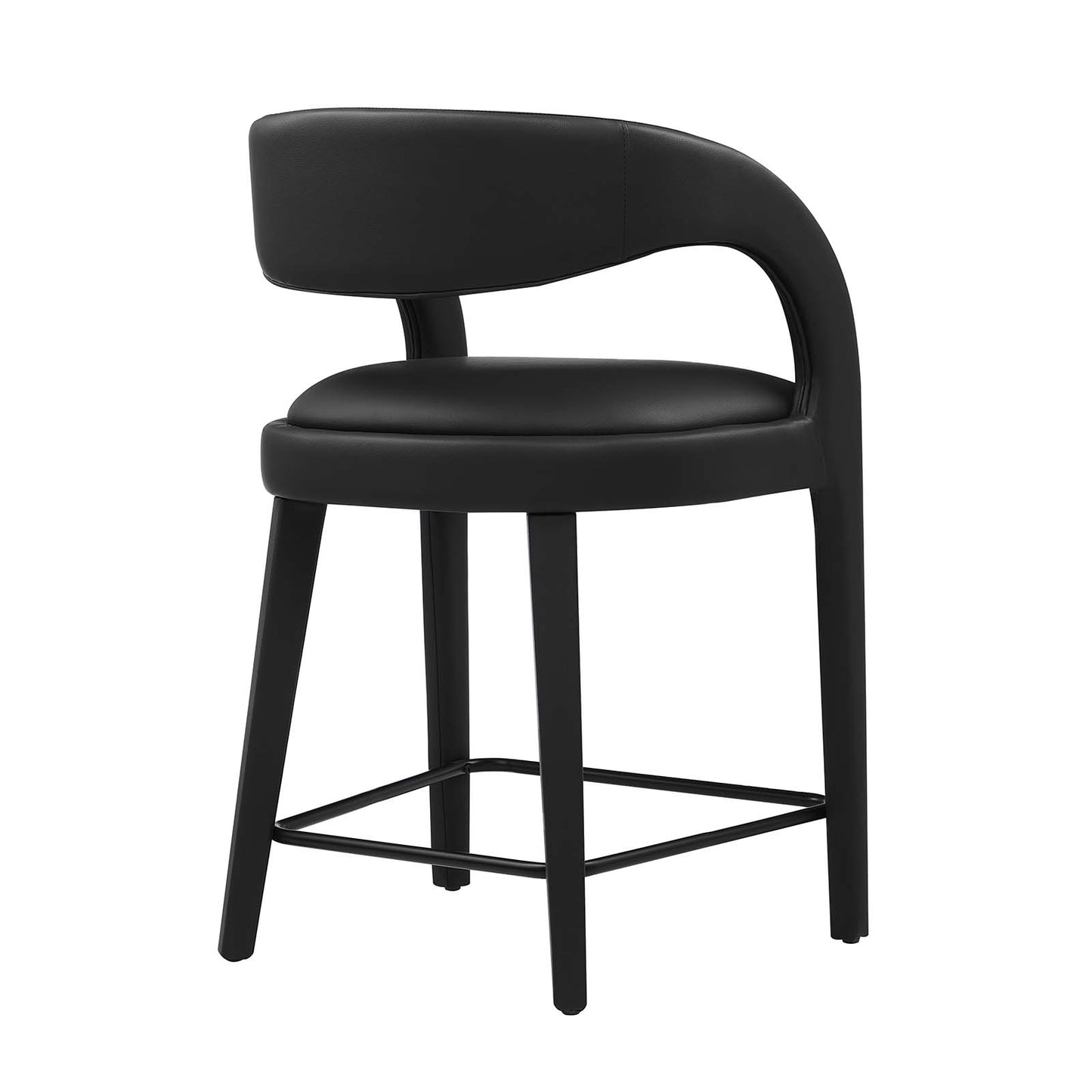 Pinnacle Vegan Leather Counter Stool Set of Two By Modway - EEI-6564 | Counter Stools | Modway - 4