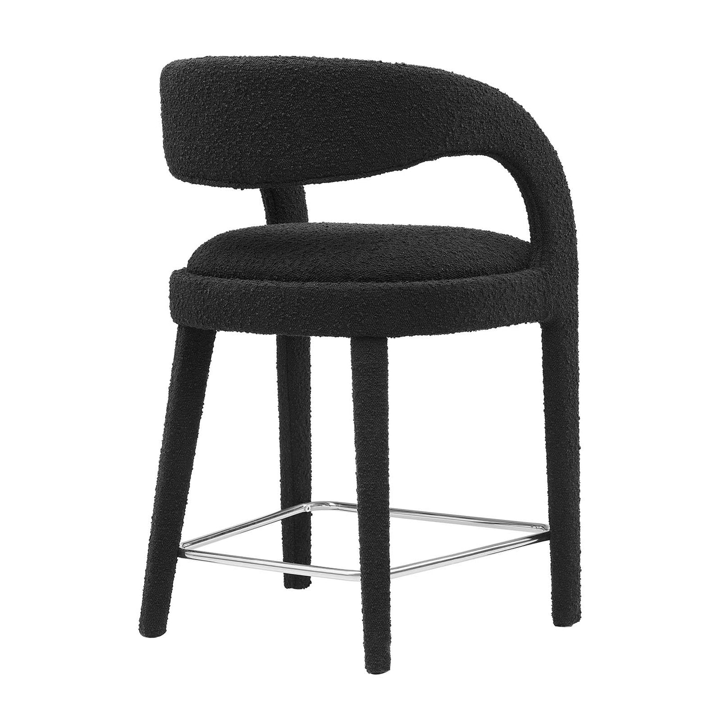 Pinnacle Boucle Upholstered Counter Stool Set of Two By Modway - EEI-6565 | Counter Stools | Modway - 4