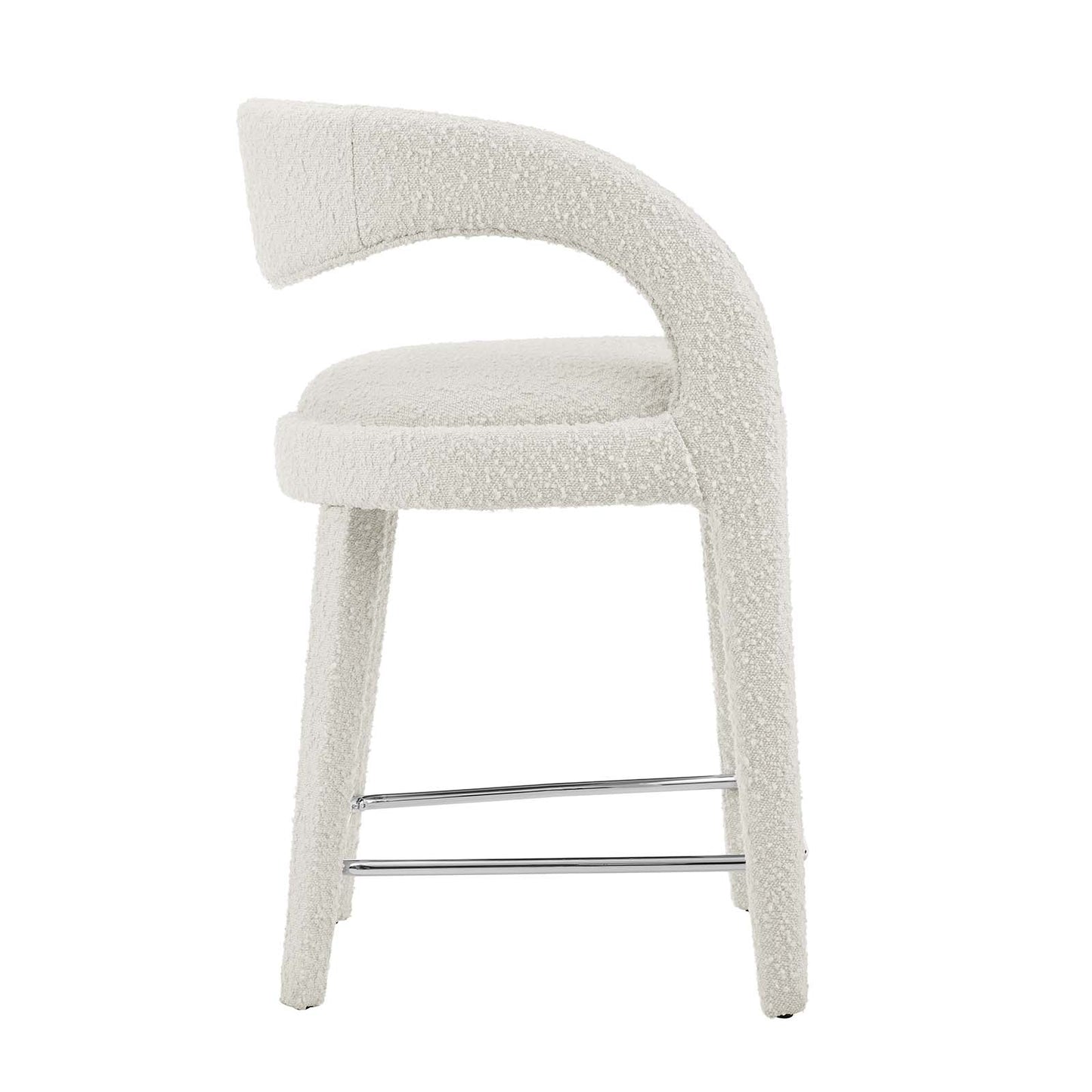 Pinnacle Boucle Upholstered Counter Stool Set of Two By Modway - EEI-6565 | Counter Stools | Modway - 12