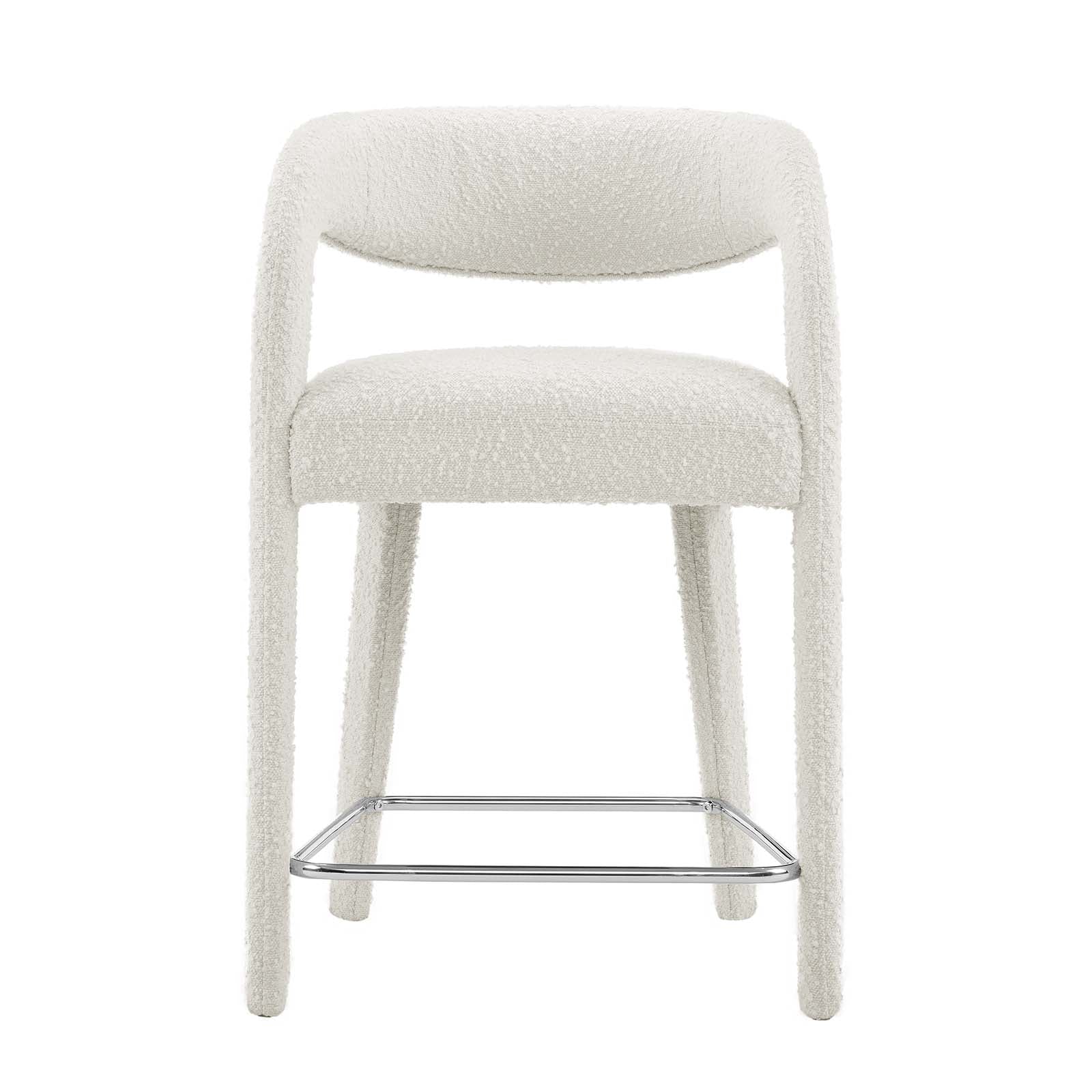 Pinnacle Boucle Upholstered Counter Stool Set of Two By Modway - EEI-6565 | Counter Stools | Modway - 14