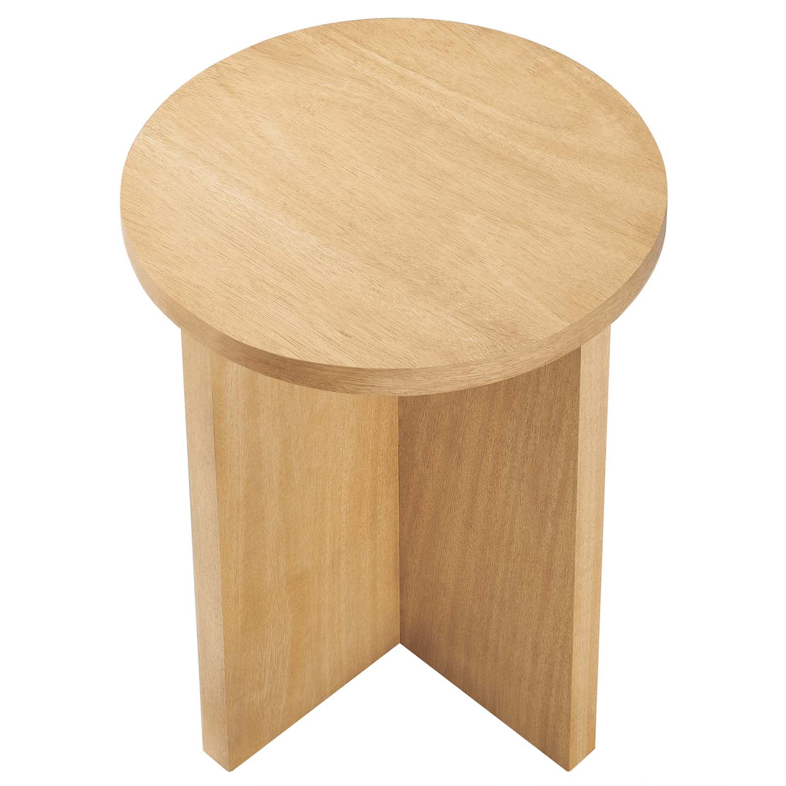 Silas Round Wood Side Table By Modway - EEI-6579 | Side Tables | Modishstore - 11