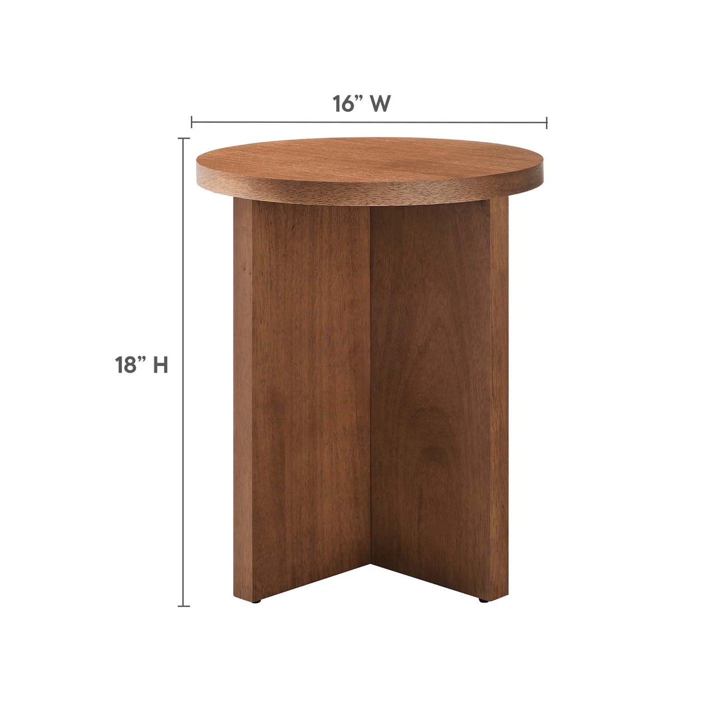 Silas Round Wood Side Table By Modway - EEI-6579 | Side Tables | Modishstore - 22