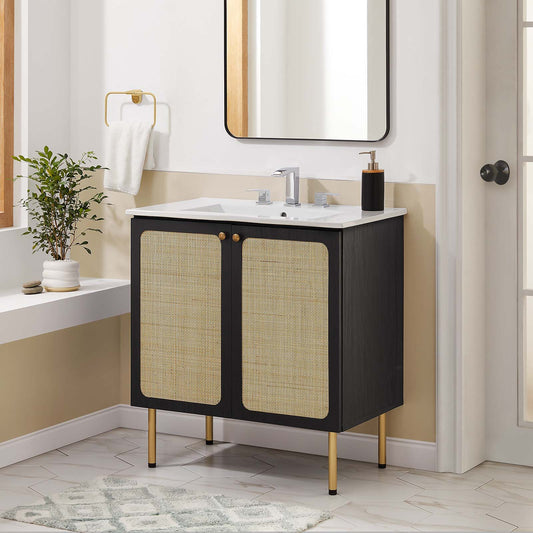 Chaucer 30" Bathroom Vanity Cabinet (Sink Basin Not Included) By Modway - EEI-6602 | Bathroom Accessories | Modishstore