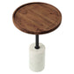 Amina Round Acacia Wood Side Table By Modway - EEI-6607 | Side Tables | Modishstore - 3