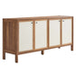 Capri 65" Wood Grain Sideboard Storage Cabinet By Modway - EEI-6616 | Cabinets | Modishstore