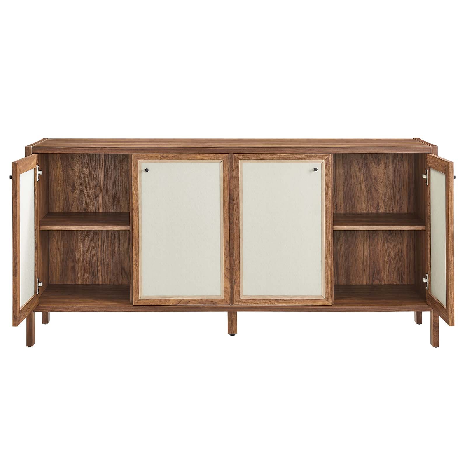 Capri 65" Wood Grain Sideboard Storage Cabinet By Modway - EEI-6616 | Cabinets | Modishstore - 4