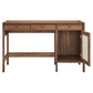 Capri 49" Wood Grain Office Desk By Modway - EEI-6617 | Cabinets | Modishstore - 5