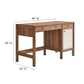 Capri 49" Wood Grain Office Desk By Modway - EEI-6617 | Cabinets | Modishstore - 9