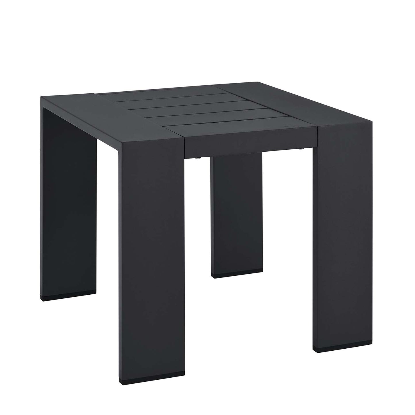 Tahoe Outdoor Patio Powder-Coated Aluminum End Table By Modway - EEI-6635 | Outdoor Sofas, Loveseats & Sectionals | Modishstore - 2