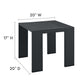 Tahoe Outdoor Patio Powder-Coated Aluminum End Table By Modway - EEI-6635 | Outdoor Sofas, Loveseats & Sectionals | Modishstore - 7