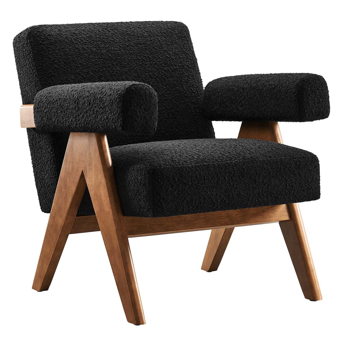 Lyra Boucle Fabric Armchair - Set of 2 By Modway - EEI-6703 | Armchairs | Modway - 2