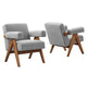 Lyra Boucle Fabric Armchair - Set of 2 By Modway - EEI-6703 | Armchairs | Modway - 17