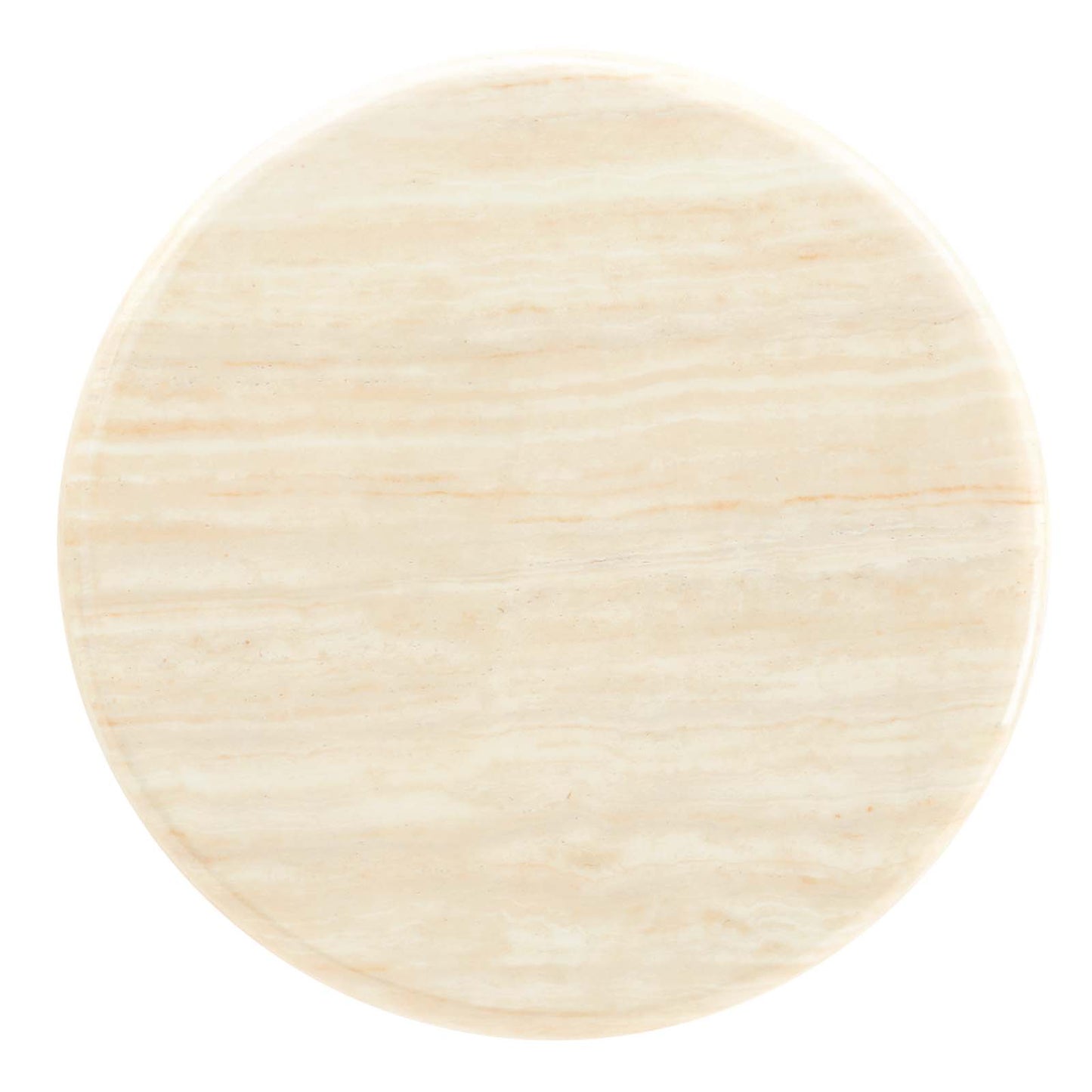 Lippa 20" Round Artificial Travertine  Side Table By Modway - EEI-6745 | Side Tables | Modishstore - 3