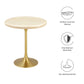 Lippa 20" Round Artificial Travertine  Side Table By Modway - EEI-6746 | Side Tables | Modishstore - 5