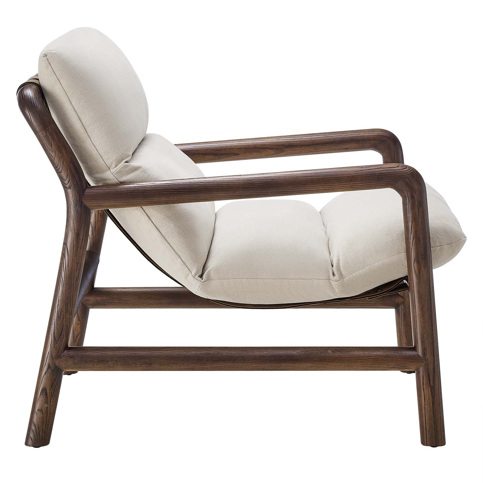 Paxton Wood Sling Chair By Modway - EEI-6766 | Accent Chairs | Modishstore - 3