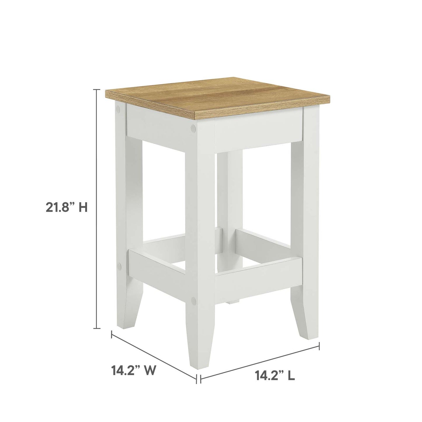 Farmstead 3-Piece Kitchen Island and Stool Set By Modway - EEI-6895 | Dining Sets | Modishstore - 10