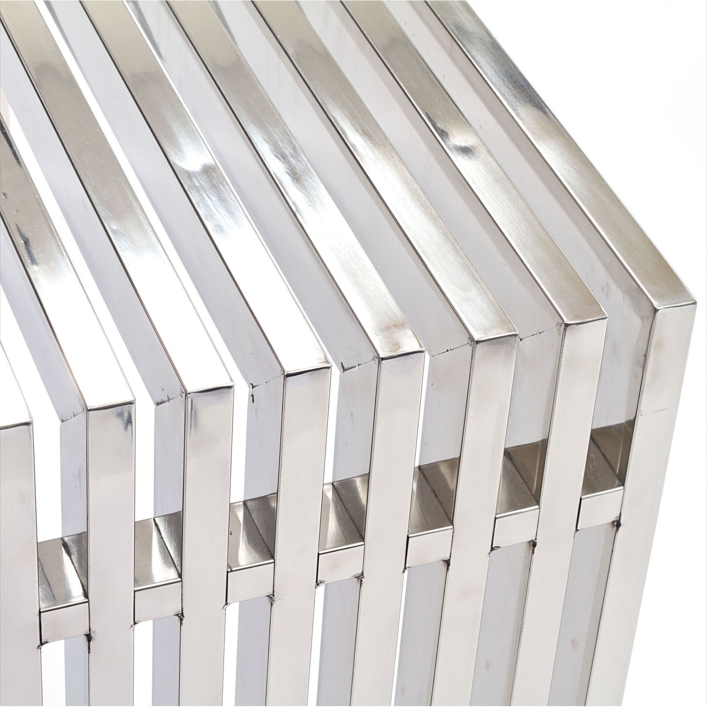 Modway Gridiron Console Table - Silver - EEI-779 | Console Tables | Modishstore - 4