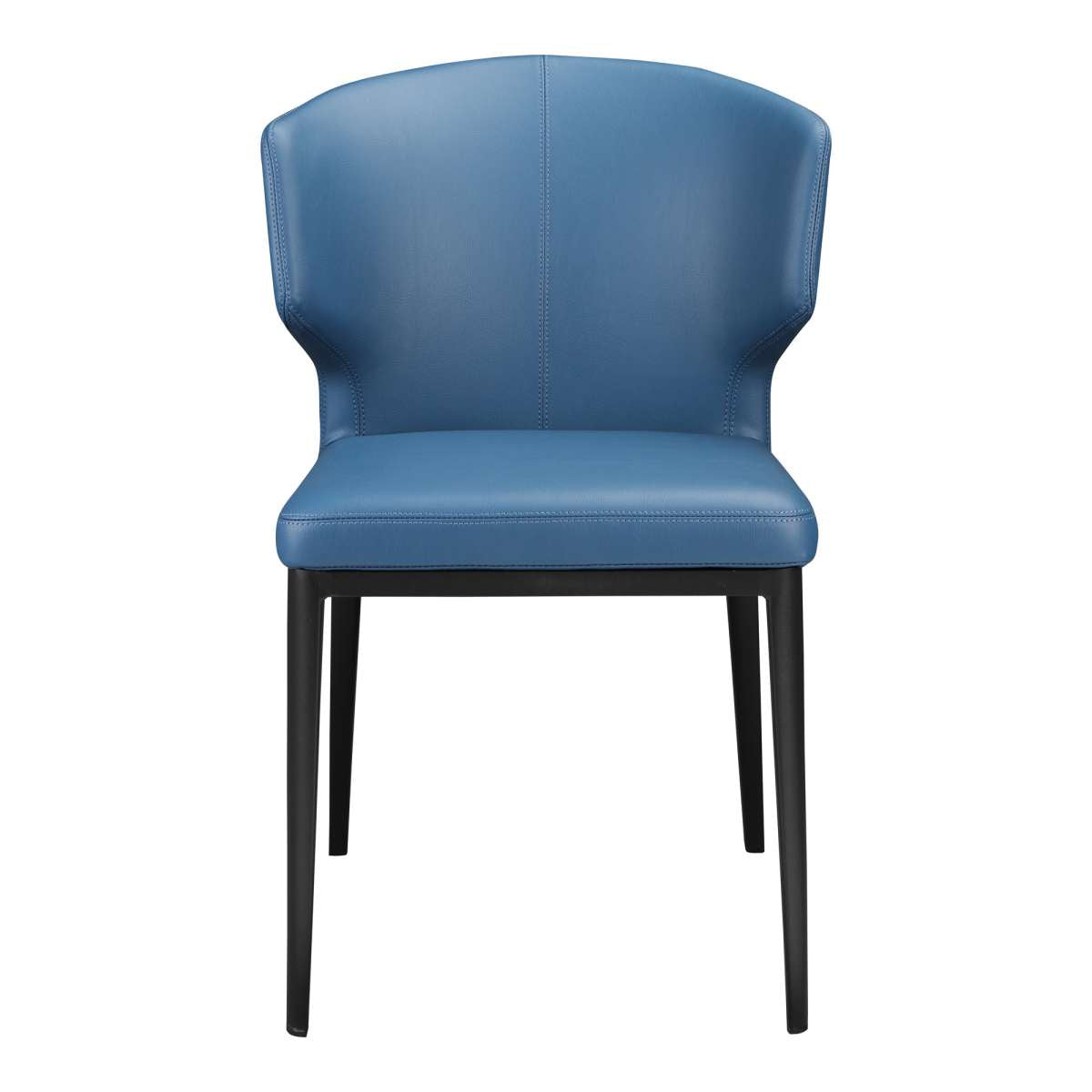 Delaney Side Chair Steel Blue - Set Of 2 By Moe's Home Collection | Dining Chairs | Modishstore - 2