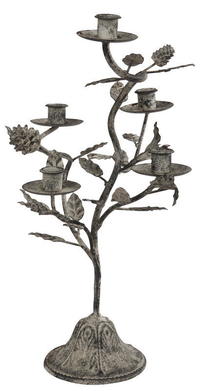 A&B Home Pinecone Taper Holder - Set Of 2 | Candle Holders | Modishstore