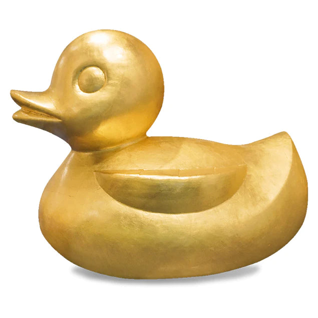 Fiberglass Duck Indore Sculpture, Gold Leaf By Gold Leaf Design Group | Animals & Pets | Modishstore - 9