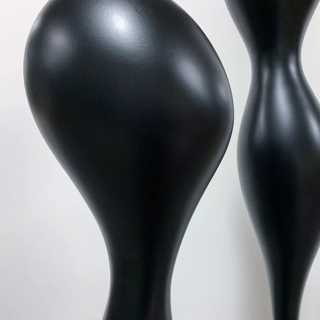 Fiberglass Ghost Sculpture 51"H Black By Gold Leaf Design Group | Sculptures | Modishstore - 5