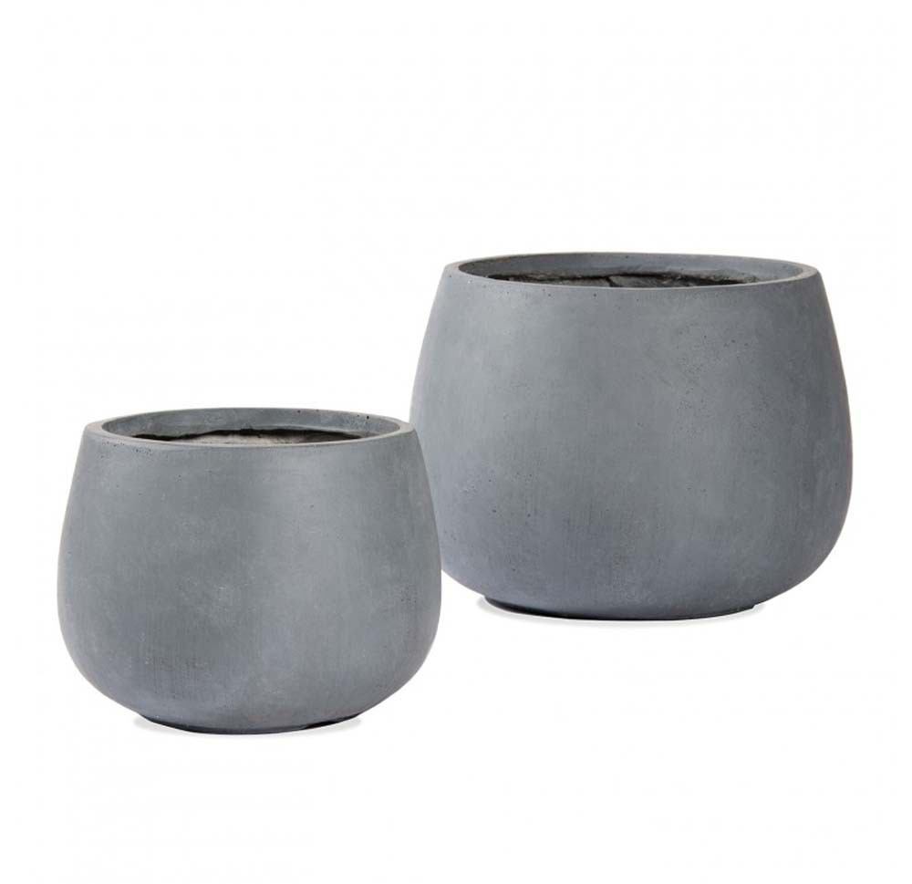 Gold Leaf Design Group Puddle Planter - Set Of 2 | Outdoor Planters, Troughs & Cachepots | Modishstore - 3