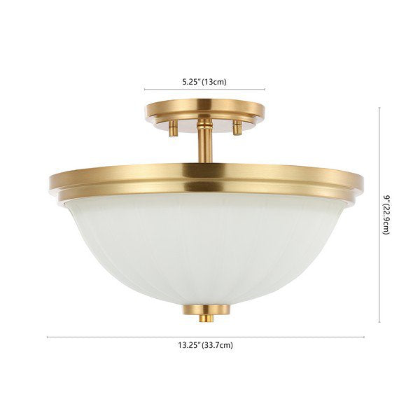 Safavieh Okami Flush Mount - Gold Base | Ceiling Lamps | Modishstore - 3