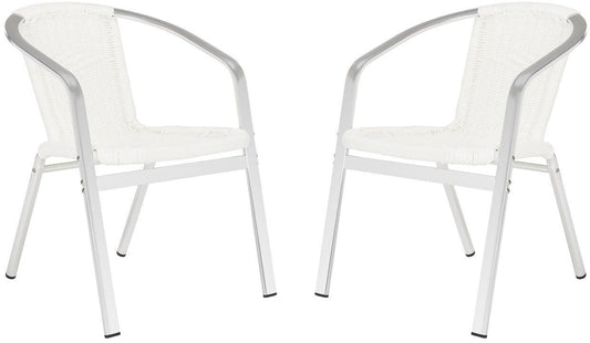 Safavieh Wrangell Indoor-Outdoor Stacking Armchair | Outdoor Chairs |  Modishstore 