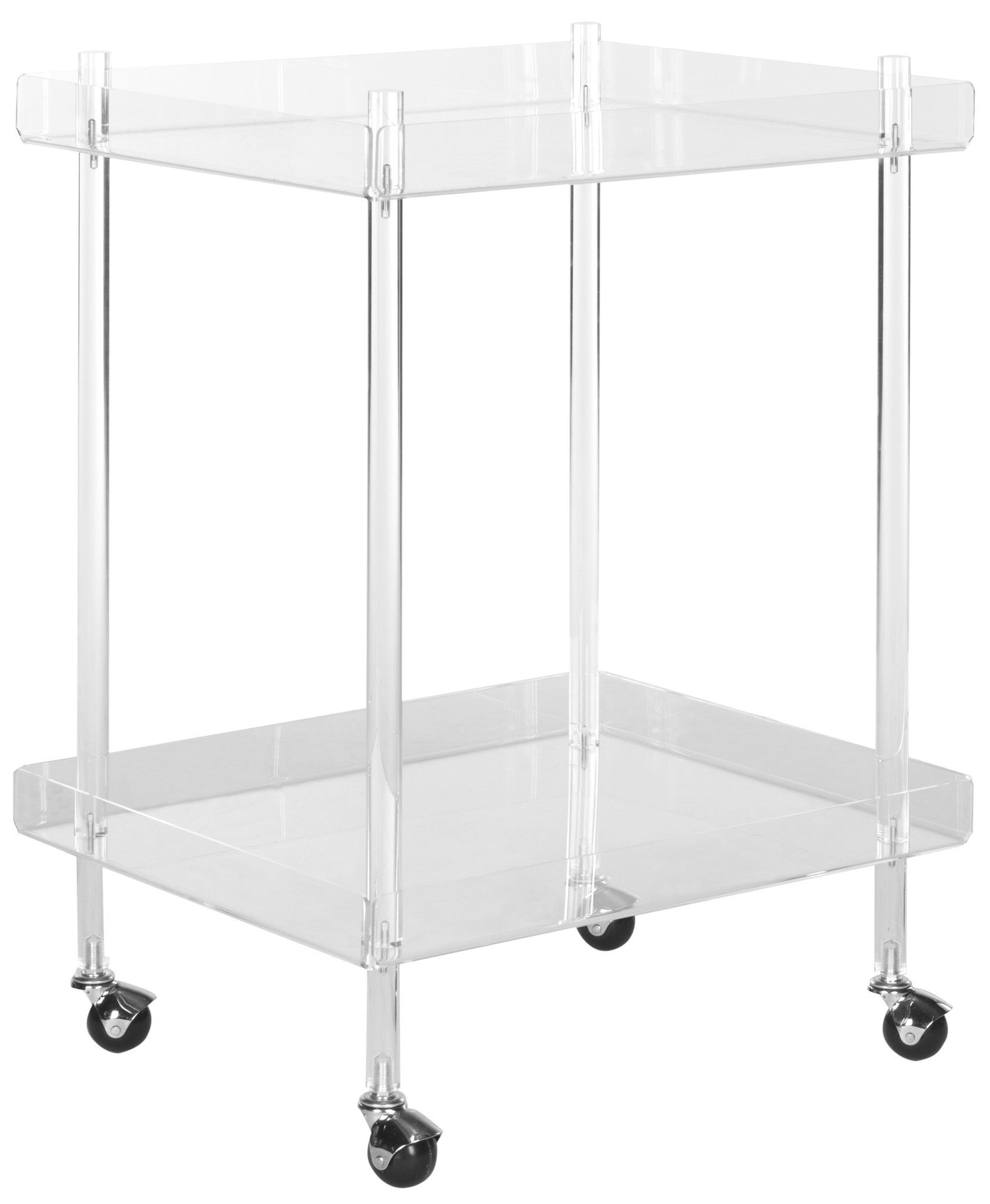 Safavieh Healy Acrylic Kitchen Cart | Kitchen Accessories | Modishstore - 4