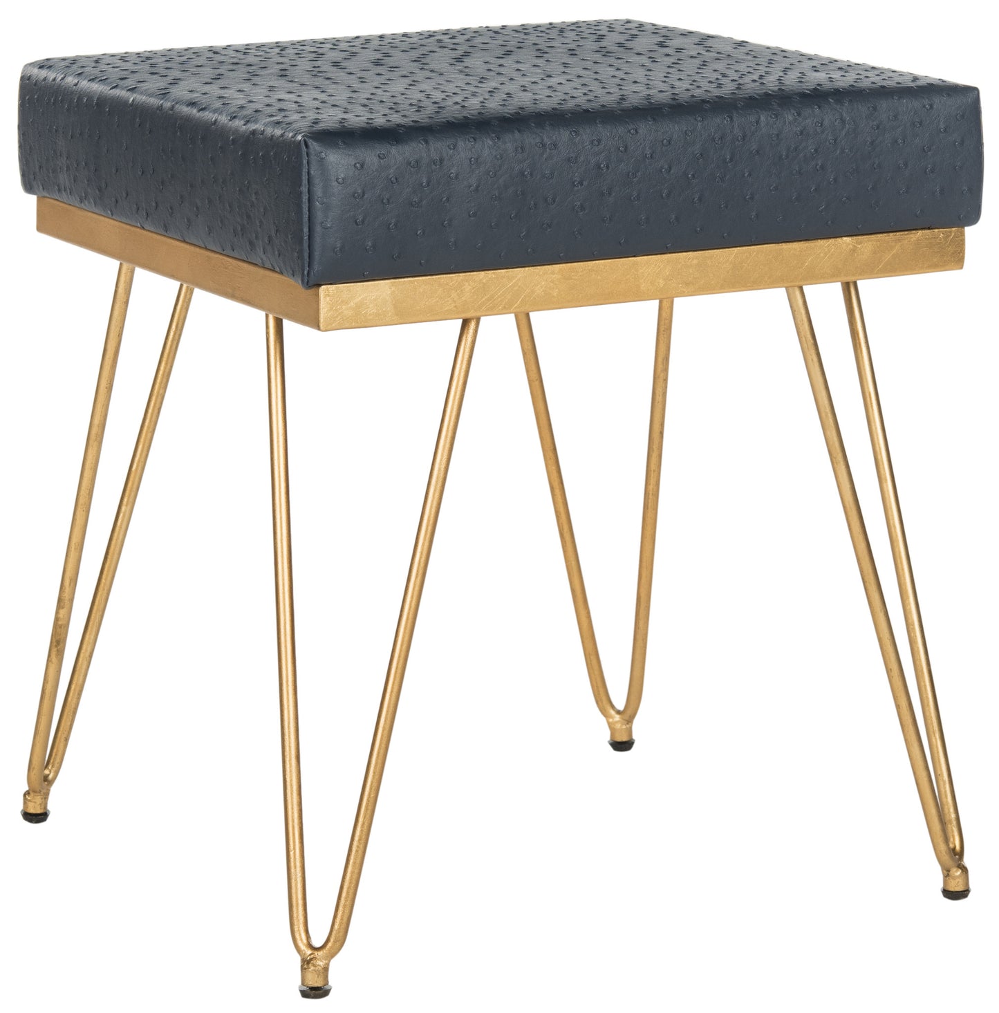 Safavieh Jenine Faux Ostrich Square Bench | Benches | Modishstore - 8