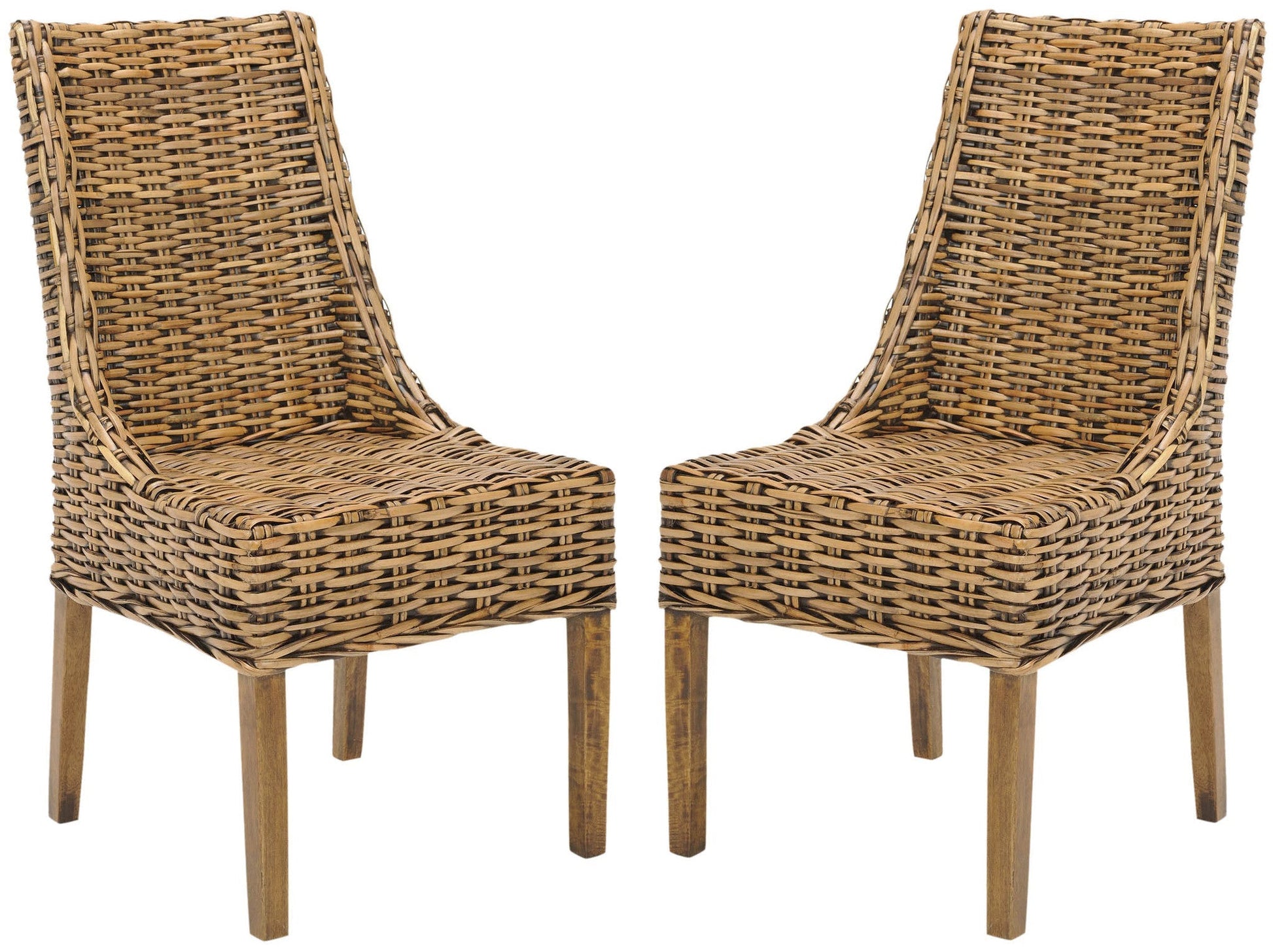 Safavieh Suncoast Rattan Arm Chair - Set Of 2 | Dining Chairs | Modishstore - 2