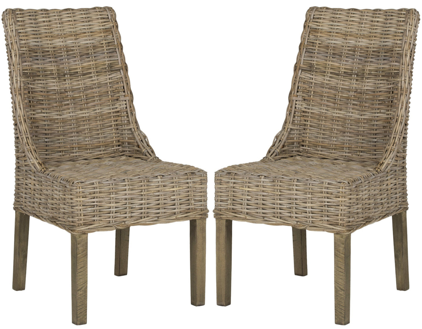 Safavieh Suncoast Rattan Arm Chair - Set Of 2 | Dining Chairs | Modishstore - 3