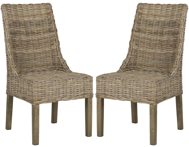 Safavieh Suncoast Rattan Arm Chair - Set Of 2 | Dining Chairs | Modishstore - 3