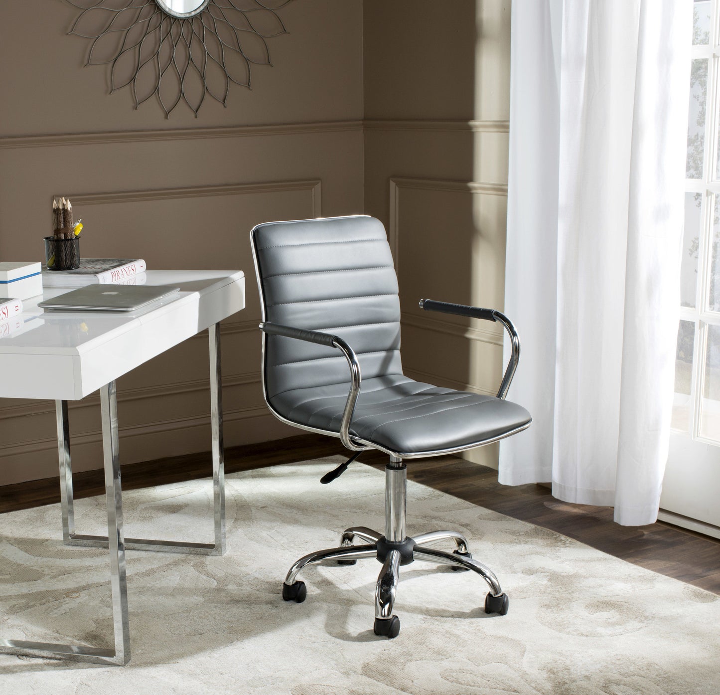 Safavieh Jonika Desk Chair | Office Chairs |  Modishstore  - 8